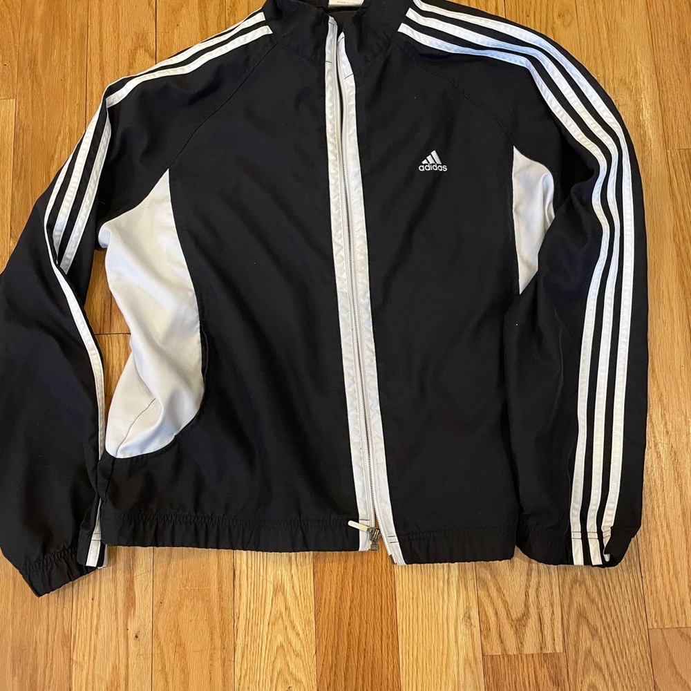 Adidas Classic Black and White Jacket